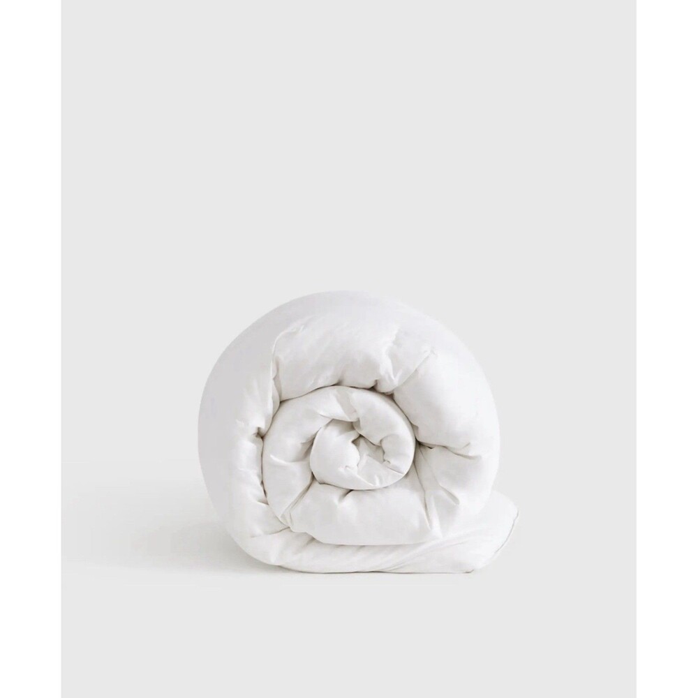 NWT QUINCE PREMIUM DUCK DOWN COMFORTER KING / CAL KING INSERT ALL SEASON $224